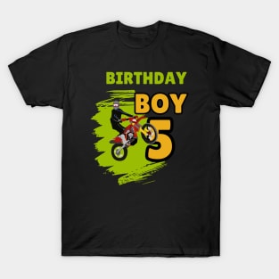 5th birthday boy T-Shirt